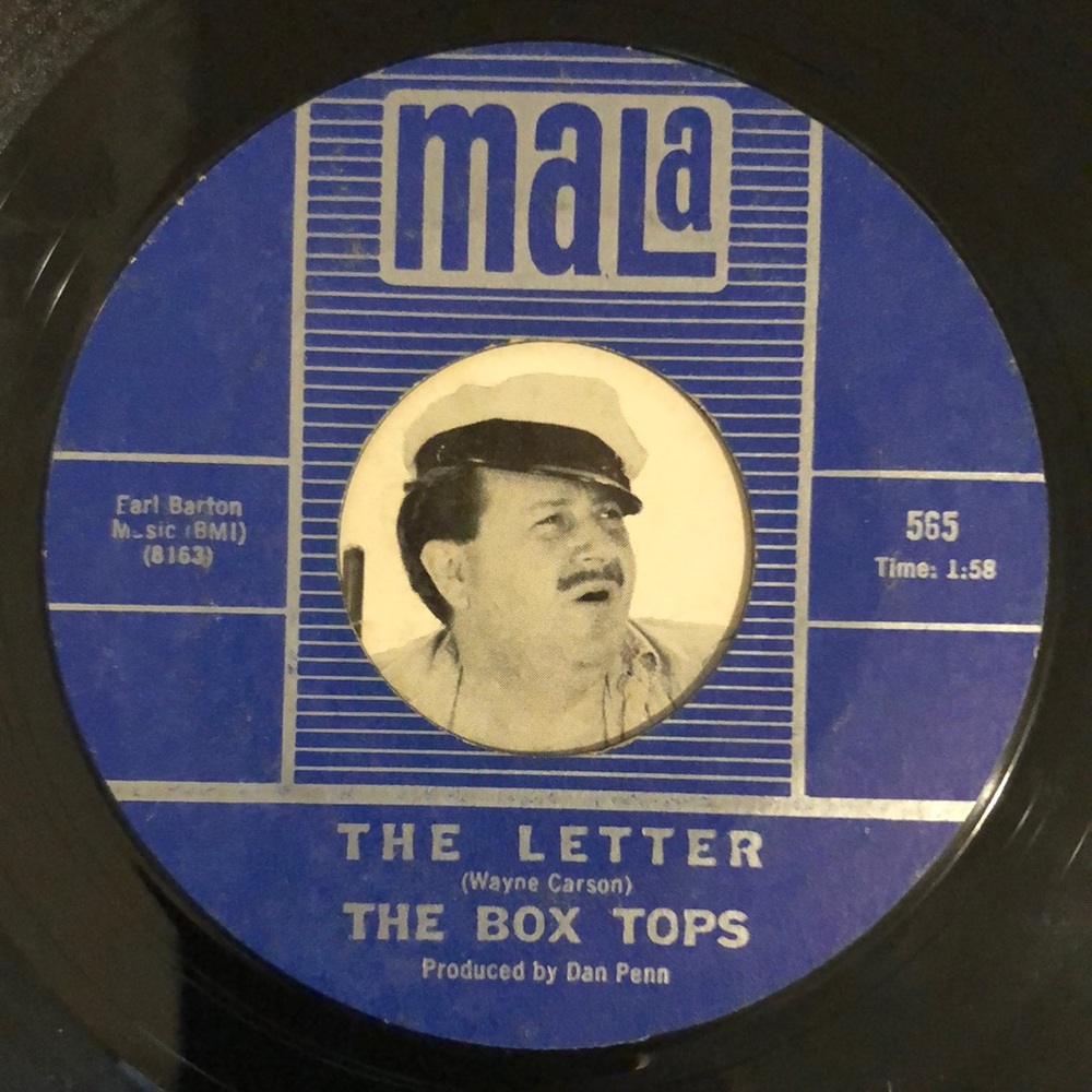 ***Free*** The Box Tops Happy Times Vinyl 45 Record '67